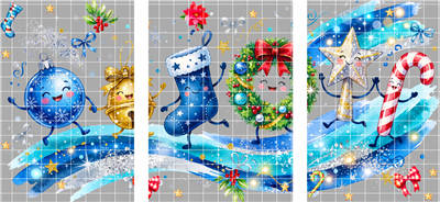 16oz Christmas-S 1354